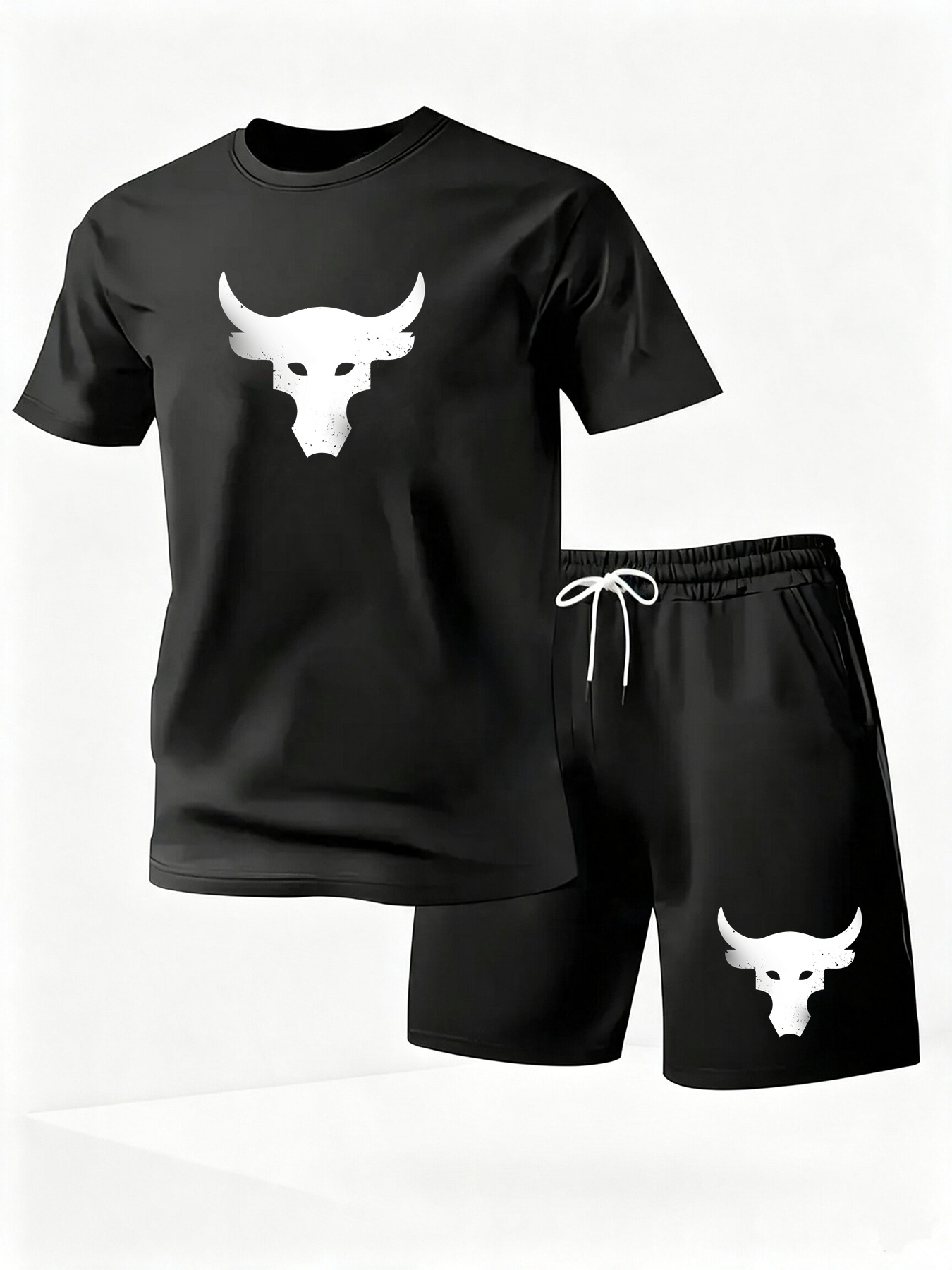 Street Fashion Clothes - Sommer Herren Schnelltrocknendes Freizeit-Kurzarm-T-Shirt und Shorts