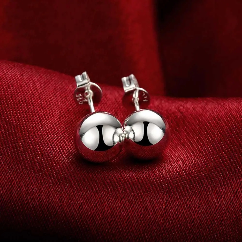 925 Sterling Silber klassische – Street Fashion Earrings Bewertung und Preis