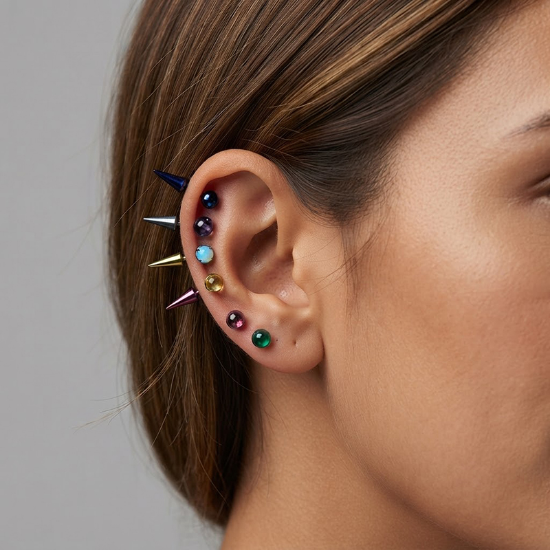 INS-Style Einzigartige Doppel- – Street Fashion Earrings Bewertung und Preis