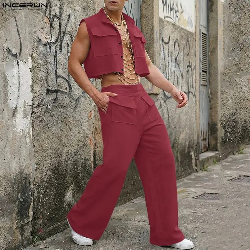 INCERUN Herren-Sets Einfarbige – Street Fashion Us Bewertung und Preis