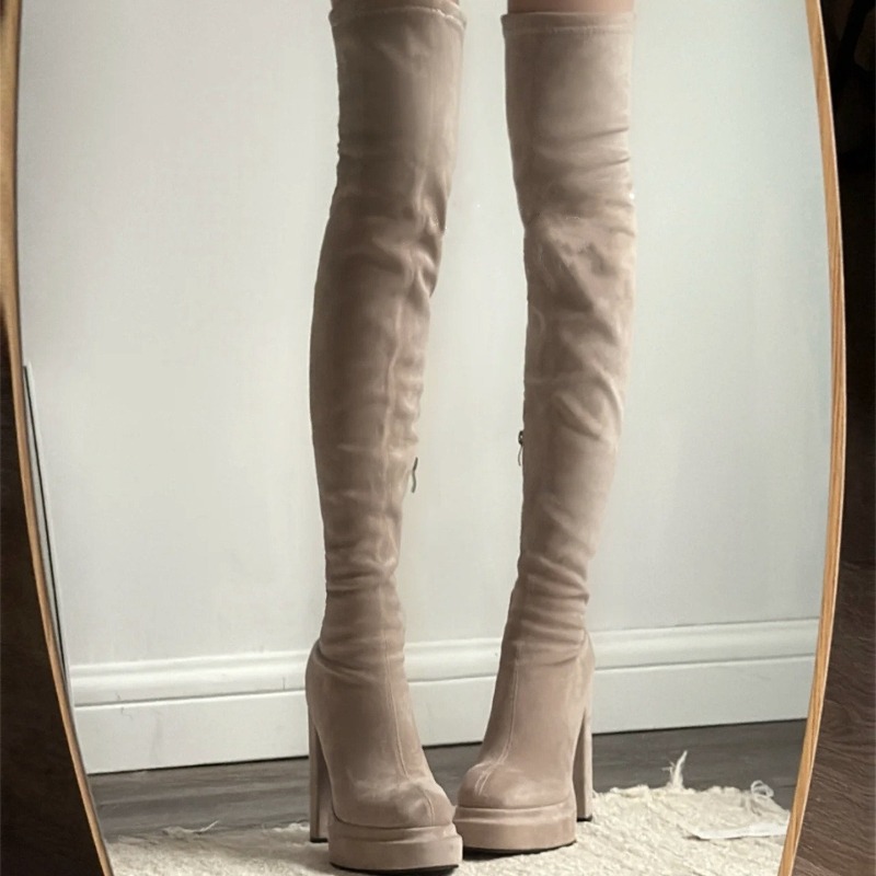 Nachtclub-Mode Damen Overknee- – Street Fashion Rome Bewertung und Preis