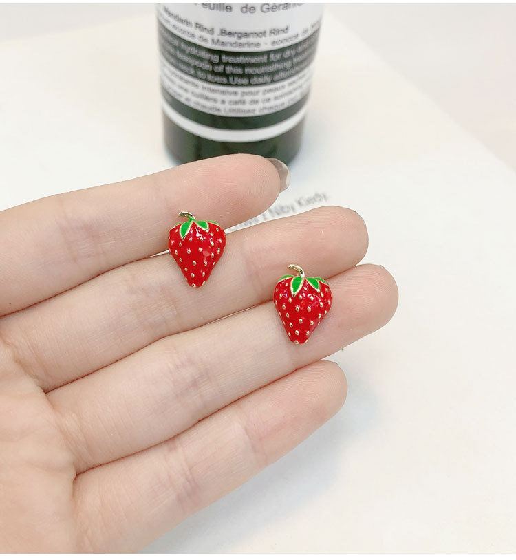 Acryl Erdbeere Ohrringe Mode N – Street Fashion Earrings Bewertung und Preis