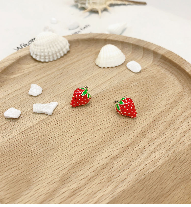 Acryl Erdbeere Ohrringe Mode N – Street Fashion Earrings Bewertung und Preis
