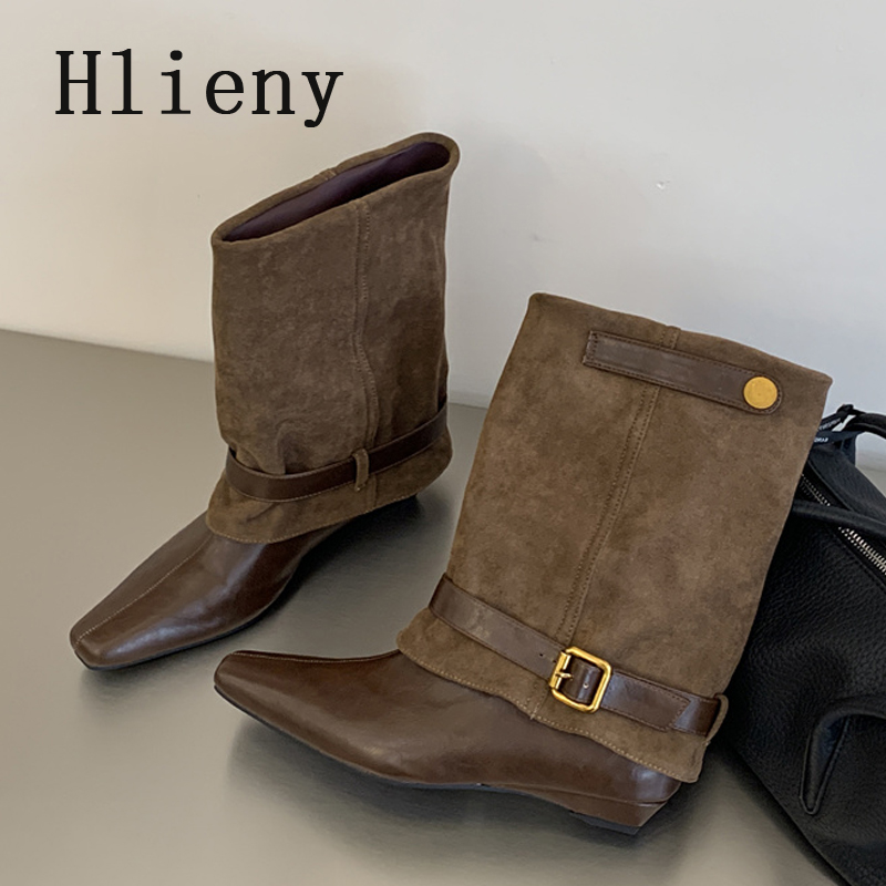 Hlieny Modedesigner Stiefelett – Street Fashion Lady Bewertung und Preis