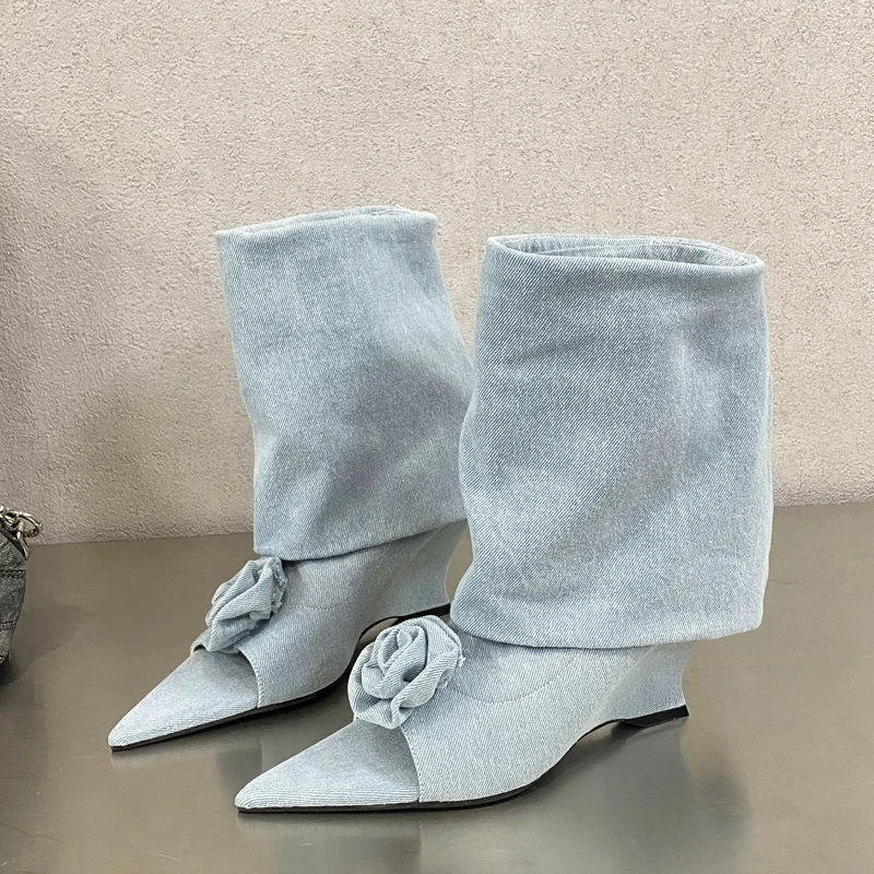 Damenschuhe im Street-Style-De – Street Fashion Denim Bewertung und Preis