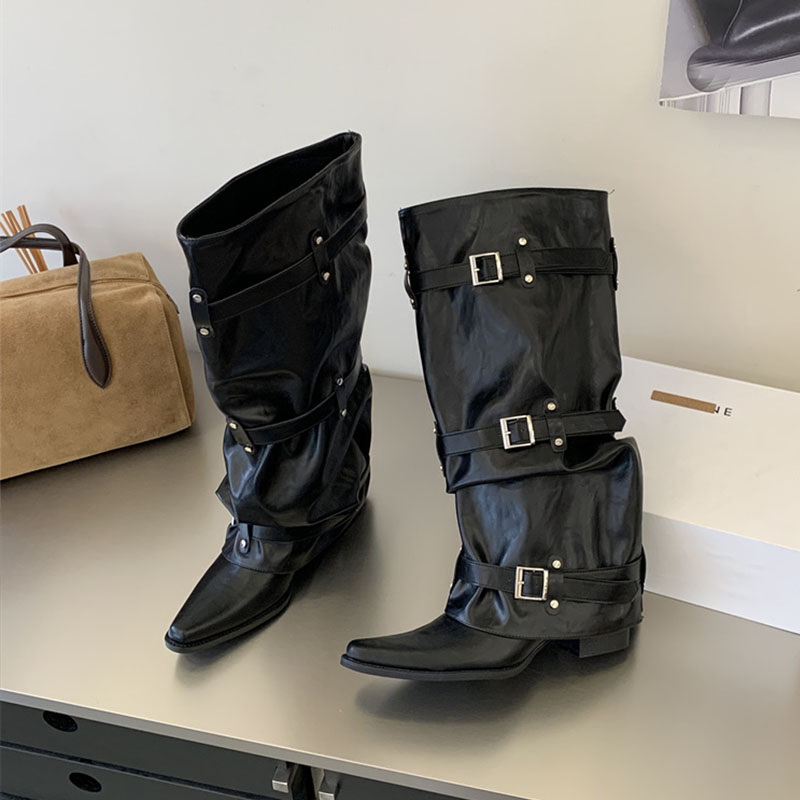 Schwarze Neue Herbst-Winter-St – Street Fashion Lady Bewertung und Preis