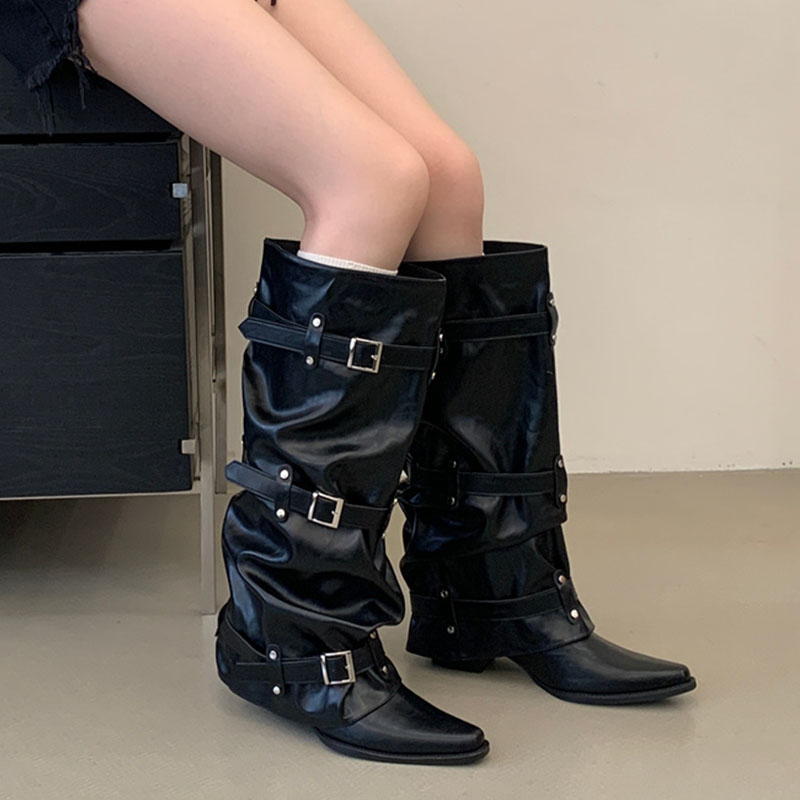 Schwarze Neue Herbst-Winter-St – Street Fashion Lady Bewertung und Preis