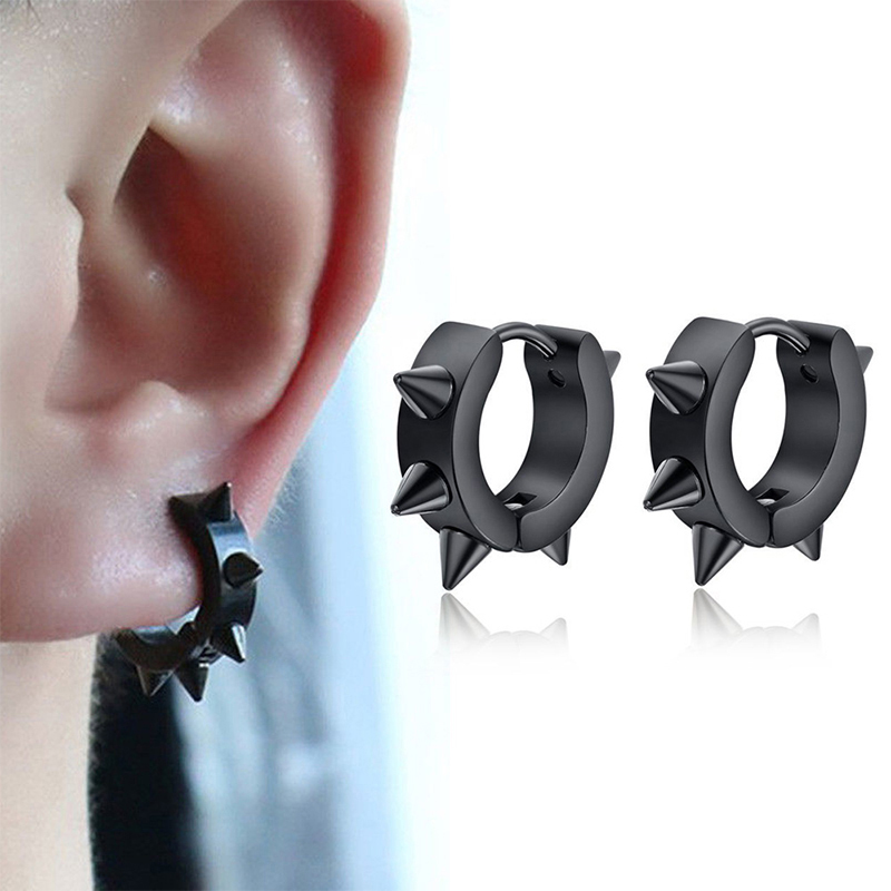 6-teiliges schwarzes Unisex-Oh – Street Fashion Earrings Bewertung und Preis