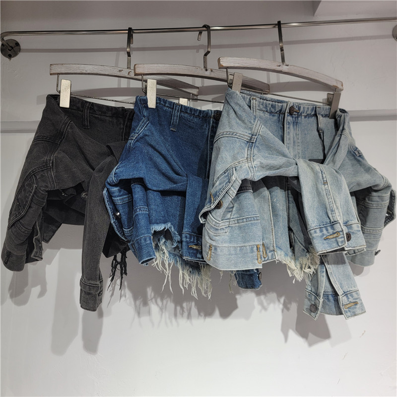 Denim-Shorts für Damen, Vintag – Street Fashion Denim Bewertung und Preis
