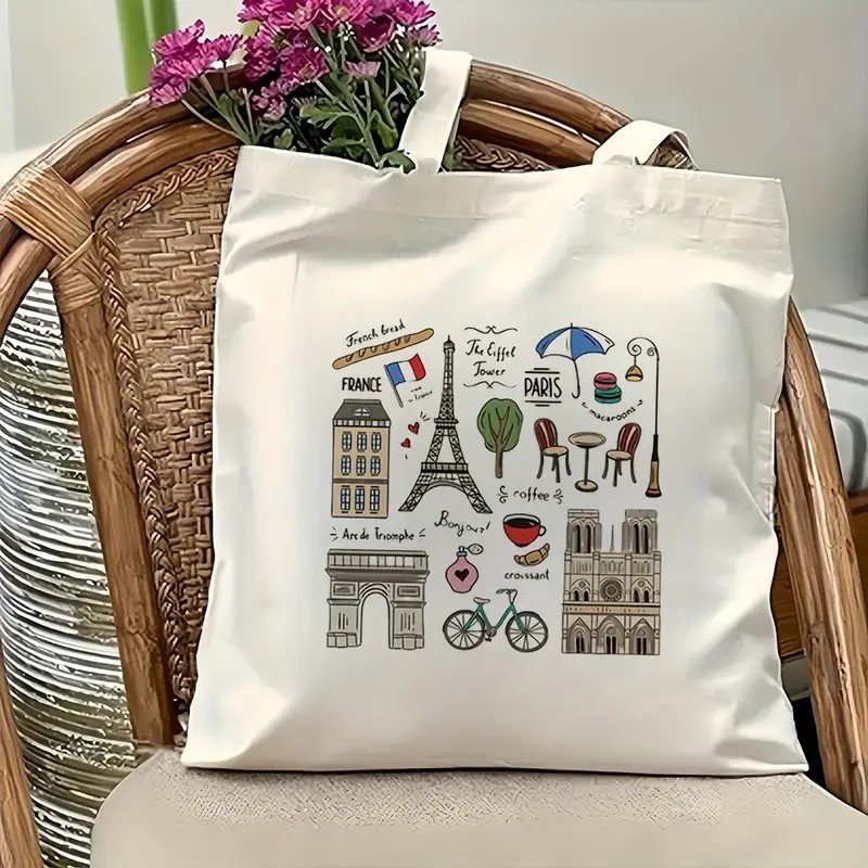 Paris-Reisetasche für Damen, S – Tote Bag Canvas Print Bewertung und Preis