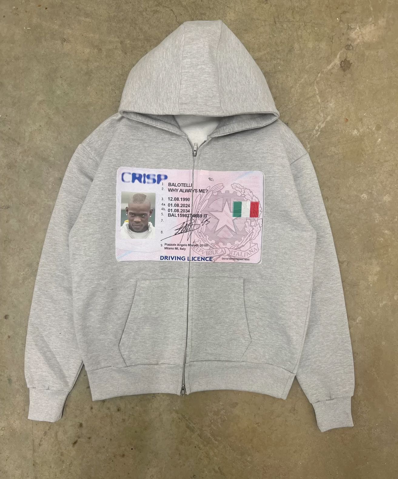 Y2K Retro graue Zip-Hoodies, m – Street Style New York Fashion Bewertung und Preis