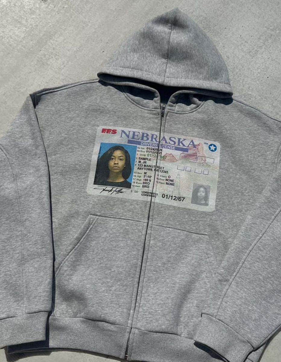 Y2K Retro graue Zip-Hoodies, m – Street Style New York Fashion Bewertung und Preis