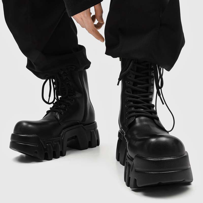 Modische Herrenstiefel mit dic – Street Fashion Outfit Bewertung und Preis
