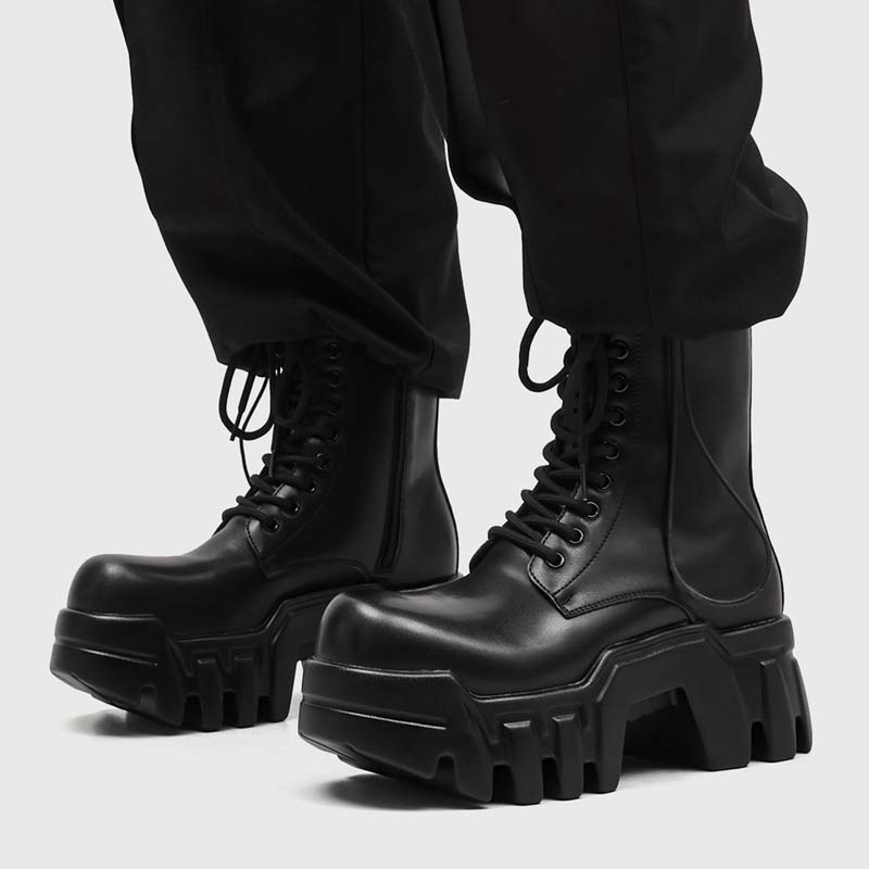 Modische Herrenstiefel mit dic – Street Fashion Outfit Bewertung und Preis