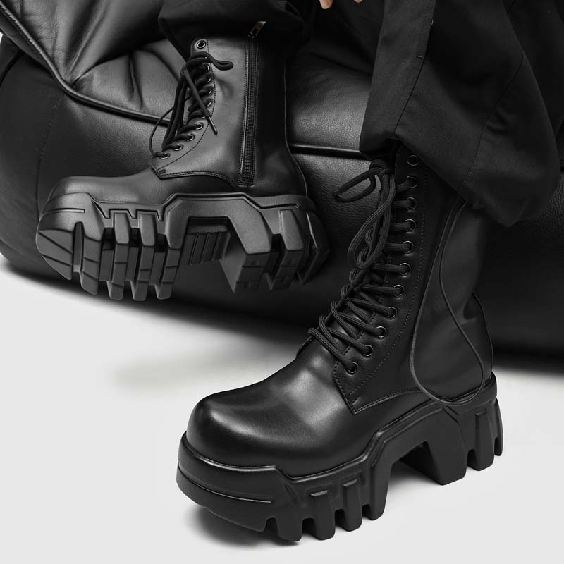 Modische Herrenstiefel mit dic – Street Fashion Outfit Bewertung und Preis