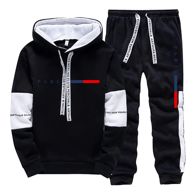 Herren-Set/Hoodie/Hose Paris F – Street Fashion Us Bewertung und Preis