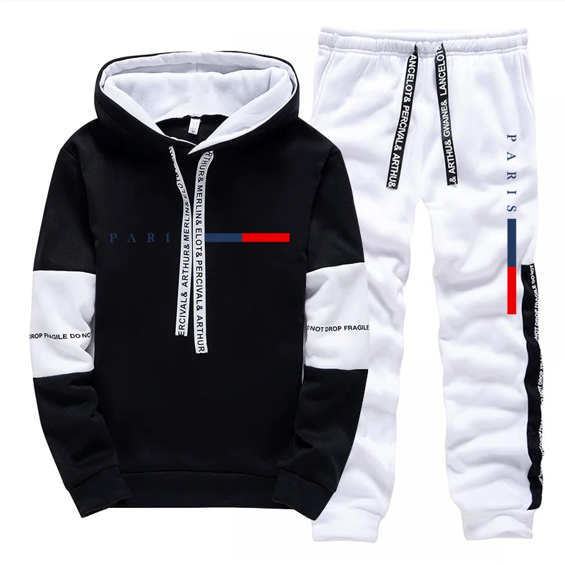 Herren-Set/Hoodie/Hose Paris F – Street Fashion Us Bewertung und Preis
