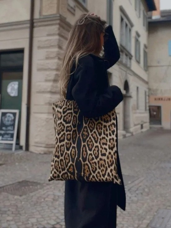 Sommer Mode Retro Leopardenmus – Tote Bag Canvas Print Bewertung und Preis